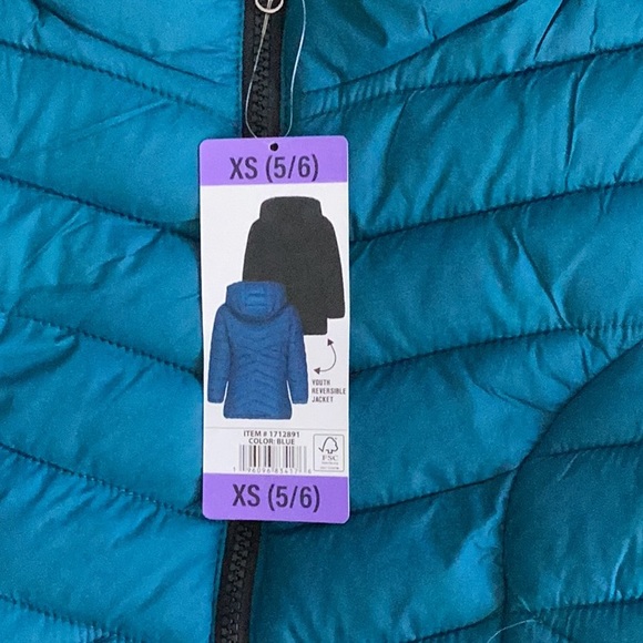 Steve Madden Youth Reversible Parka - Picture 2 of 5